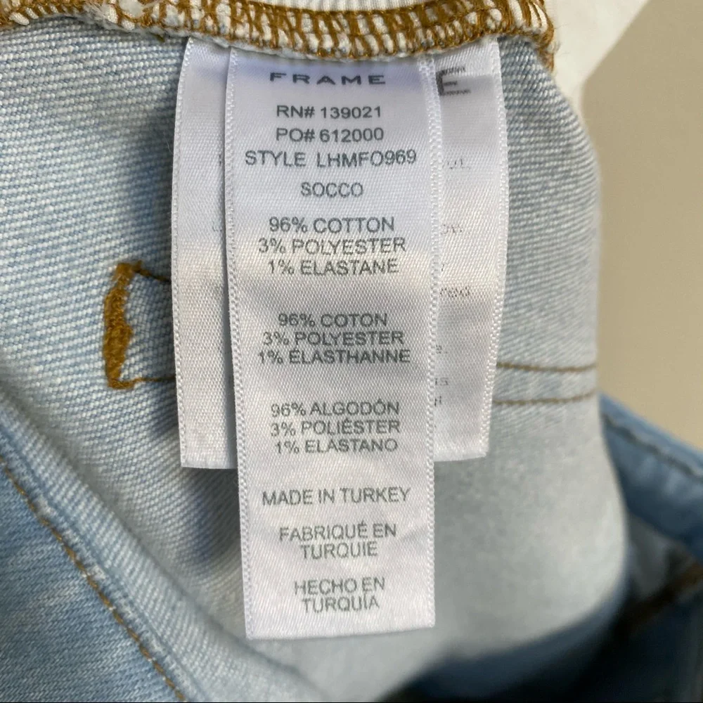 Frame Denim cut high